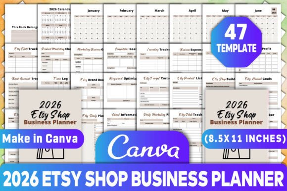 2026 Etsy Shop Business Planner