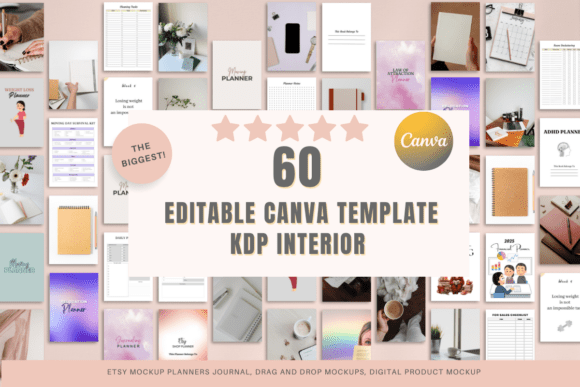 60 Editable KDP Interiors Templates: Practical, Future-Ready Planning Tools for Modern Creators