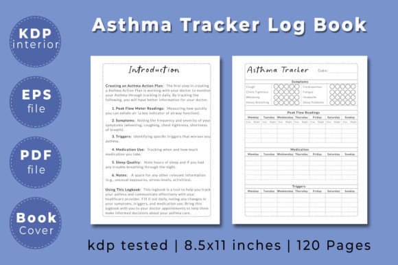 Asthma Tracker Log Book KDP Interiors: Empowering Health Literacy Through Intentional Design