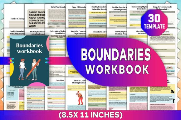 Boundaries Workbook Canva KDP Interiors