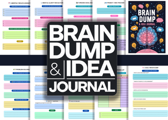 Brain Dump Idea Journal – KDP Interiors