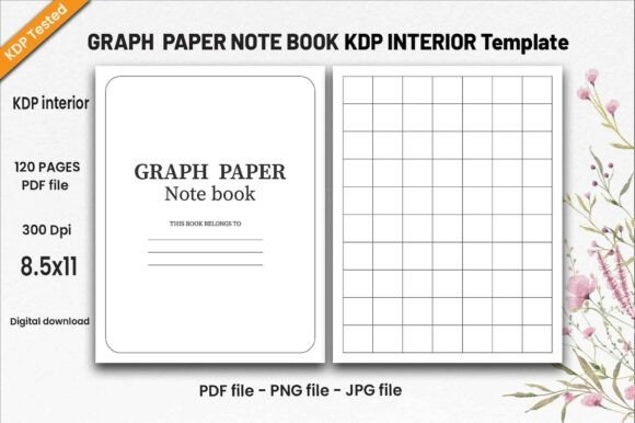 Graph Paper Note Book KDP Interiors: Precision, Practicality, and Publishing Readiness