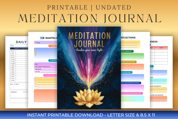 Meditation Journal – KDP Interiors: A Thoughtfully Designed Companion for Modern Mindfulness