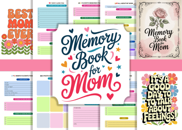 Memory Book for Mom 🌸 KDP Interiors