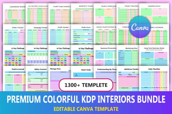 Premium Colorful KDP Interiors Bundle