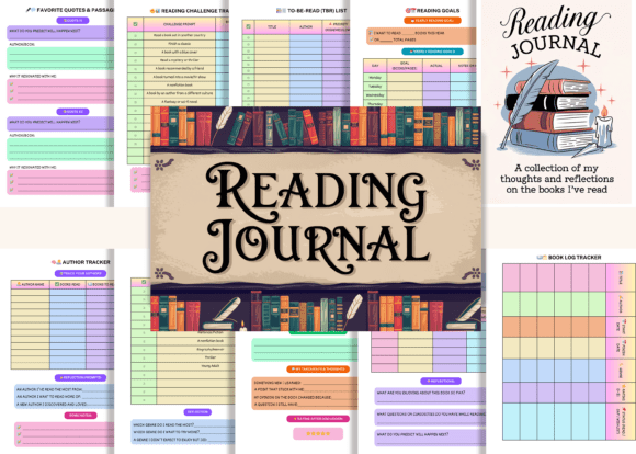 Reading Journal – KDP Interiors: A Thoughtful Tool for Lifelong Readers