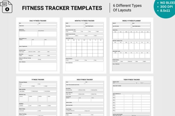 Why the Fitenss Tracker Kdp Interiors Is a Game-Changer for Print-on-Demand Fitness Planners